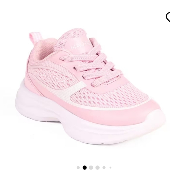 Nautica Other - Girls' Nautica Pink White Toddler Galey 2R Running Shoes Size 6 Summer School